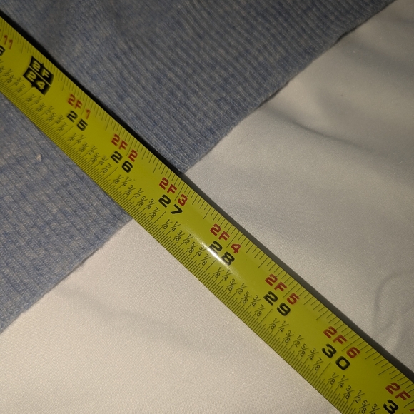 Joseph A Bank Men's Large 100% Cashmere V-neck Blue Long Sleeve Sweater - Picture 5 of 5